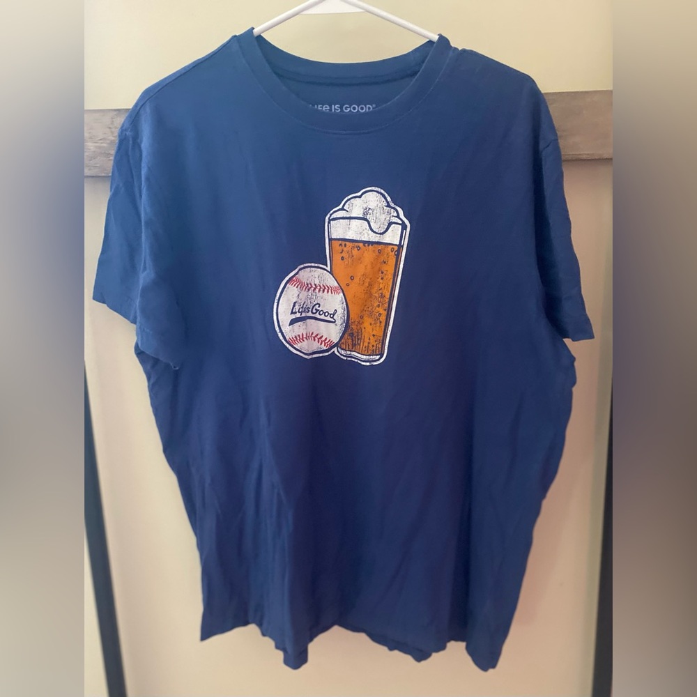 Life is good tee mens Sz large
